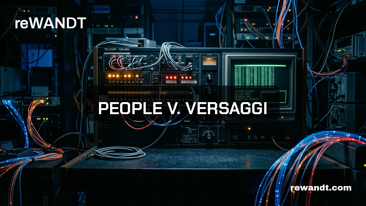 Code as Conduct: People v. Versaggi & The Birth of Computer Tampering Law