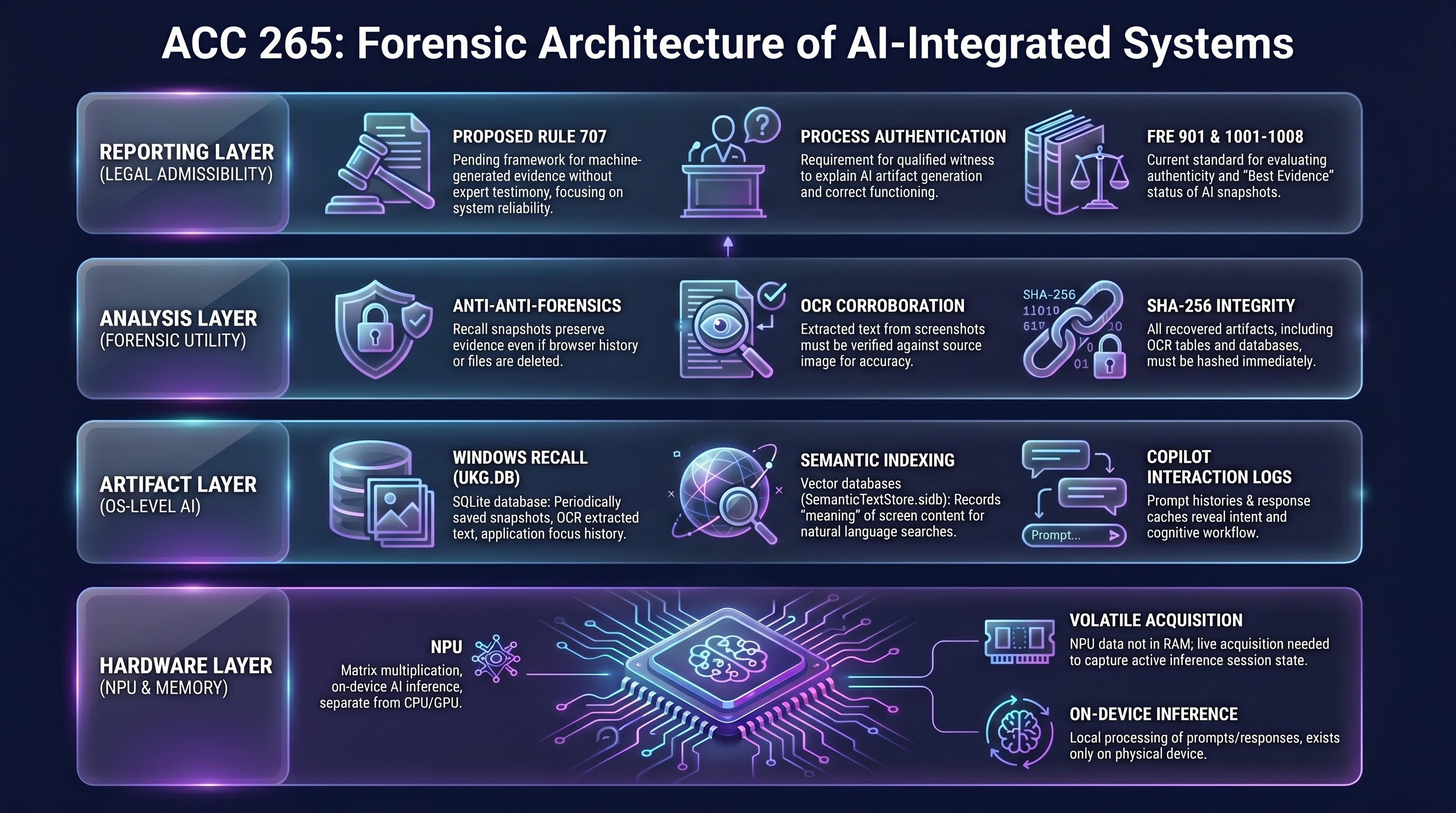 The AI Forensics Triad: NPUs, Windows Recall & ukg.db