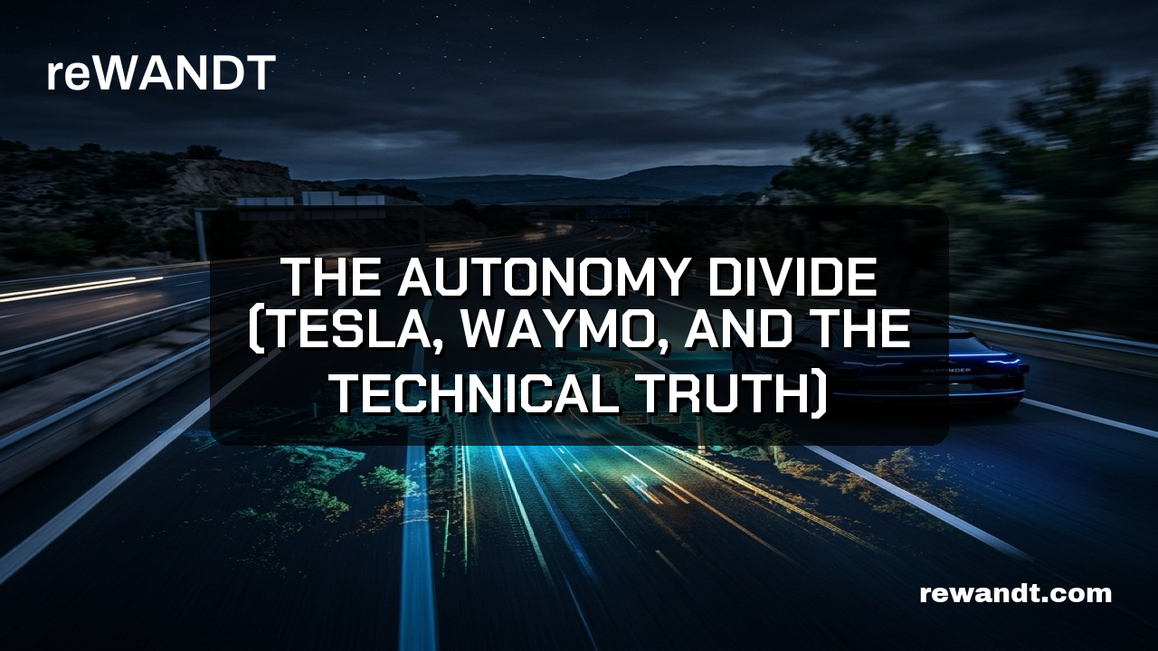 Quick Take: The Autonomy Divide (Tesla, Waymo, and the Technical Truth)