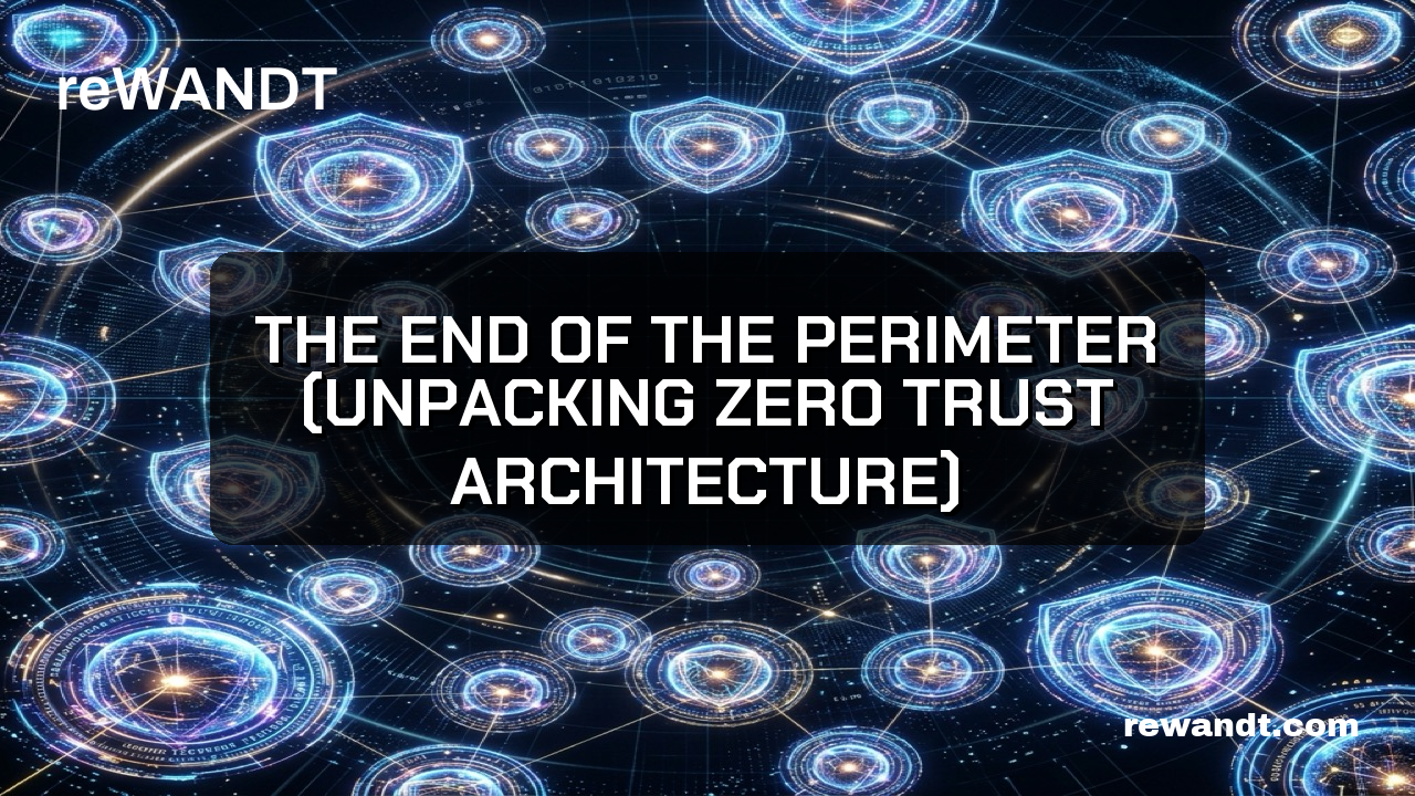 Quick Take: The End of the Perimeter (Unpacking Zero Trust Architecture)