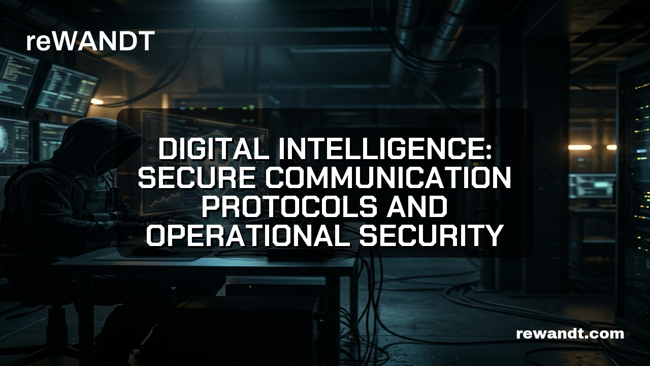 Digital Intelligence: Secure Communication Protocols and Operational Security