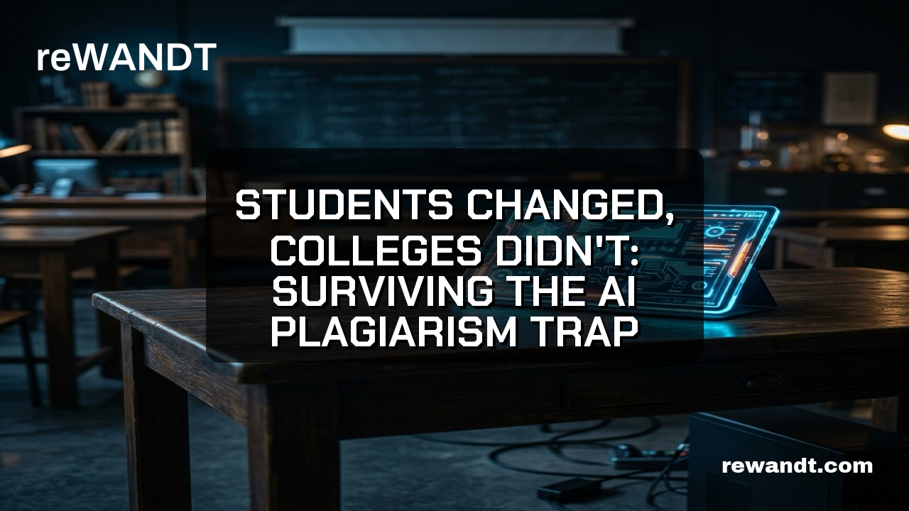 Students Changed, Colleges Didn't: Surviving the AI Plagiarism Trap